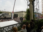 A view from the Humboldt balcony on Bebelplatz
